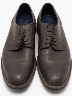 Men's Dark Grey Cole Haan Leather Dress Shoes - Size 10.5